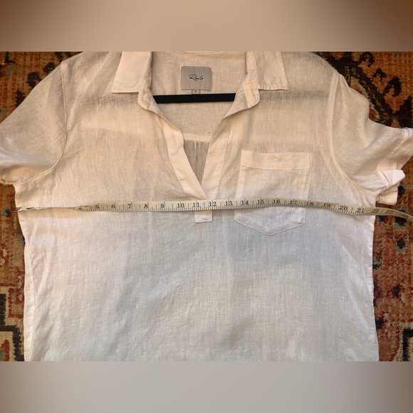 RAILS White Savannah Linen Blouse - Picture 8 of 9